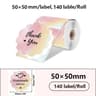 Laser Holographic Transparent Thermal Adhesive Label Rolls 9