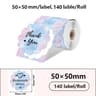 Laser Holographic Transparent Thermal Adhesive Label Rolls 7