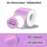 Laser Holographic Transparent Thermal Adhesive Label Rolls 12