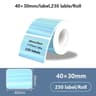 Laser Holographic Transparent Thermal Adhesive Label Rolls 18
