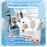 LongPreservation Direct Thermal Paper Rolls 50 Mm  53 Mm 8