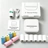 Portable Wireless Mini Thermal Photo Printer Set 10