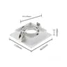 Square Recessed Adjustable Spotlight Holder Fixture 9
