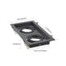 Square Recessed Adjustable Spotlight Holder Fixture 8