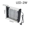 Rechargeable WallMounted UV Electric Mosquito Killer Lamp 2W  4W  6W 6