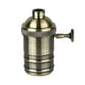 Vintage Electroplate Brass E27 Suspension Lamp Holder 8