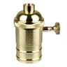 Vintage Electroplate Brass E27 Suspension Lamp Holder 7