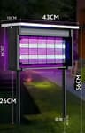 Solar Outdoor Mosquito Trap  Bug Zapper Lamp 9