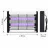 Commercial 2 LED Tube Electric Mosquito Zapper With Tray 10