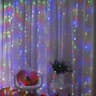 LED Fairy Curtain Lights With Remote Control 8