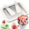 Household Cordless Ice StirFry Plate MultiFunctional Homemade Ice Cream  Frozen Yogurt Maker 0