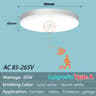 Motion Sensor LED Ceiling Light IP44 Waterproof Smart Night Lamp 12
