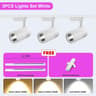 Adjustable TriColor LED Track Light Set 12W  20W  30W  40W  50W Ceiling Spotlight Fixture 12
