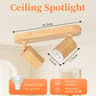 Modern Adjustable LED Ceiling Spotlight Fixture 7