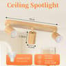 Modern Adjustable LED Ceiling Spotlight Fixture 8