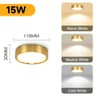 Modern Cylindrical Tricolor SurfaceMounted LED Spotlight 11