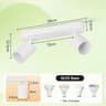 Modern Adjustable Linear Ceiling Spotlight Track Fixture Fixture Only 12