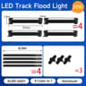 Modern Tricolor Linear Track Floodlight Fixture 16