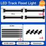 Modern Tricolor Linear Track Floodlight Fixture 9