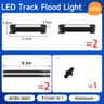 Modern Tricolor Linear Track Floodlight Fixture 14