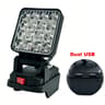 Cordless 3Inch LED Work Light  Emergency Lantern For 144V18V Lithium Battery 7