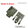 Quick Locking System Holster Fork  Duty Receiver Plate Set 8