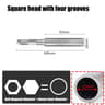 SDSPlus HeavyDuty Steel Ground Rod Driver Bit For Rotary Hammer Drills 17