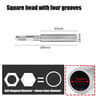 SDSPlus HeavyDuty Steel Ground Rod Driver Bit For Rotary Hammer Drills 12