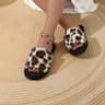 Womens Plush Fleece Warm Winter House Slippers With NonSlip EVA Sole 6