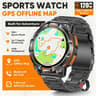 Mens Rugged GPS Outdoor Smartwatch With Offline Maps  1200mAh Battery 13