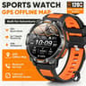 Mens Rugged GPS Outdoor Smartwatch With Offline Maps  1200mAh Battery 8