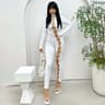 Womens LongSleeve StandUp Collar OnePiece Bodysuit  Fitness Jumpsuit 6