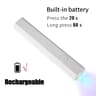 Portable Handheld Rechargeable Mini UV LED Gel Nail Lamp 3W 6