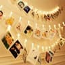 Warm White LED Photo Clip Fairy String Lights  Photo Hanging Garland 6