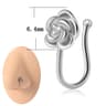 ClipOn 316L Surgical Steel Faux Septum And Nose Ring Hoop 14