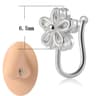 ClipOn 316L Surgical Steel Faux Septum And Nose Ring Hoop 12