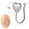 ClipOn 316L Surgical Steel Faux Septum And Nose Ring Hoop 15