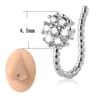 ClipOn 316L Surgical Steel Faux Septum And Nose Ring Hoop 16