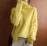 UltraSoft HighNeck Cashmere Knit Pullover Sweater 14