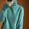UltraSoft HighNeck Cashmere Knit Pullover Sweater 9