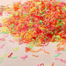Colorful Seamless Elastic Mini Hair Ties  Ponytail Bands Set 7