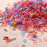 Colorful Seamless Elastic Mini Hair Ties  Ponytail Bands Set 11