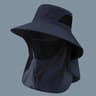 Outdoor UV Protection Sun Hat With Detachable Neck Flap  Breathable Face Cover 11