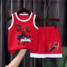Boys Breathable Cartoon Sleeveless Vest  Shorts 2Piece Set 6
