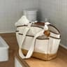 Large Capacity Canvas Diaper Bag  Maternity Crossbody 6
