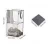 Square Foldable Breathable Mesh Laundry Hamper  Clothes Storage Basket 10