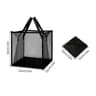 Square Foldable Breathable Mesh Laundry Hamper  Clothes Storage Basket 7