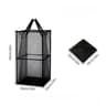 Square Foldable Breathable Mesh Laundry Hamper  Clothes Storage Basket 8