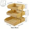 Tiered Bamboo Fruit And Vegetable Basket Stand Multipurpose Kitchen Storage Organizer 5