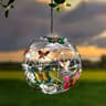 LumiWings Solar Butterfly Wind Chime  Colorful Outdoor LED Light For Garden  Patio Decor 0